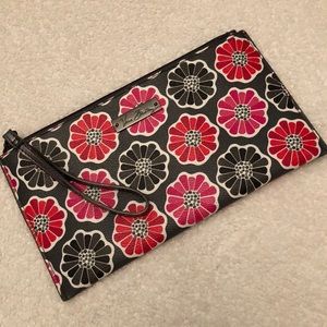 Vera Bradley Cherry Blossom Slim ZIP Wristlet